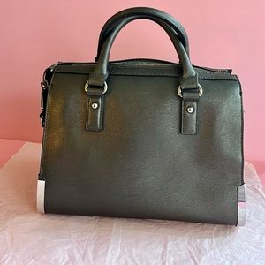 Charming Charlie Grey Silver Tote